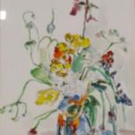 Aquarel, Maya Wildevuur, Zomer boeket, 1988
